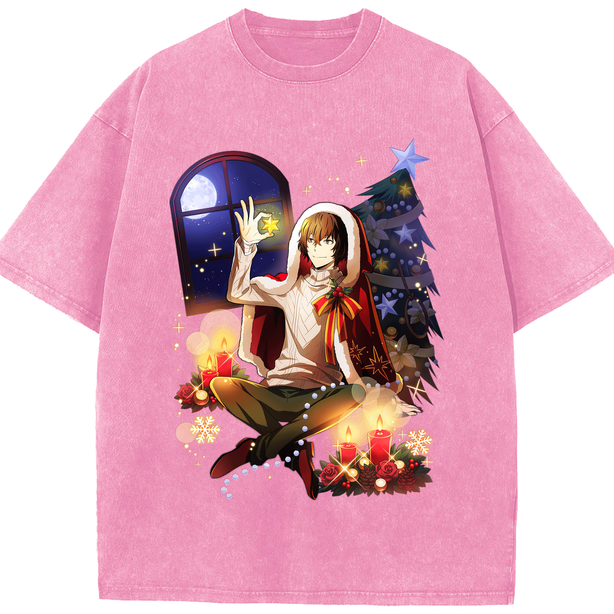 （画像用） 文豪ストレイドッグス Bungo Stray Dogs 綿100% ヴィンテージ風 半袖Tシャツ（フロントプリント）